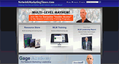 Desktop Screenshot of networkmarketingtimes.com